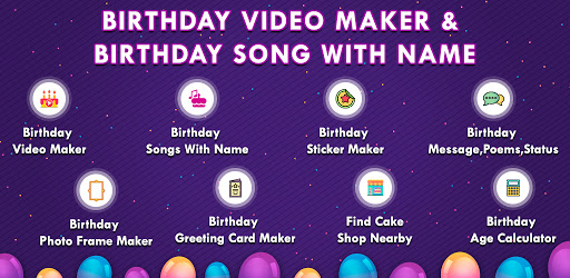 Birthday Video Maker App Birthday Song With Name Apps On Google Play