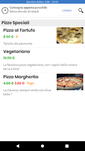 The Food App Screen 3