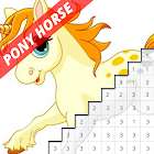 Pony Horse Pixel Coloring By Number 7.0