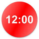 Circle Digital Clock Widget icon