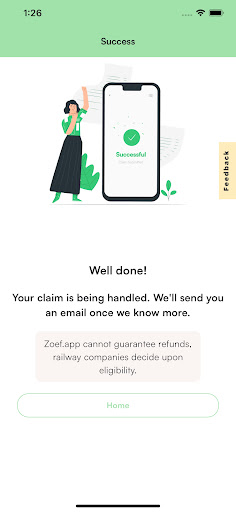 Android application Zoef.app screenshort