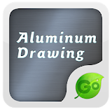 Aluminum Drawing GO Keyboard icon