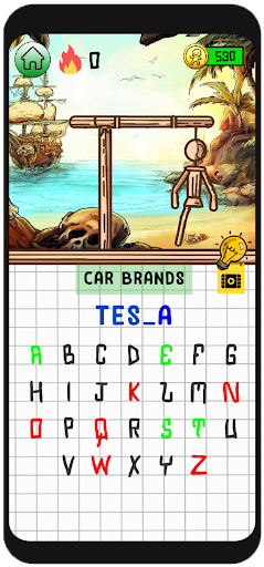 Desperate Hangman - Word Game Screen 3