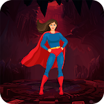 Cover Image of Descargar Superhero Supergirl vs Robots  APK