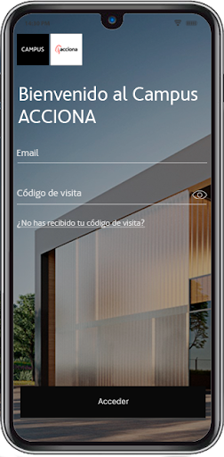Android application Campus ACCIONA - Pass screenshort