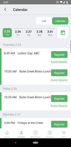 Butte Creek CC Screen 3