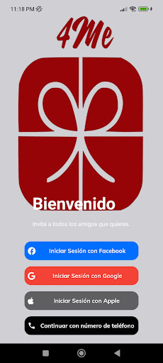 Android application 4Me screenshort