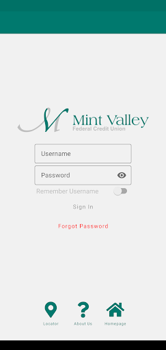 Android application Mint Valley FCU screenshort