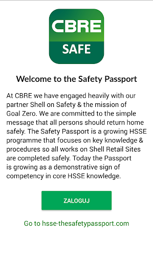 Android application CBRE SAFE screenshort