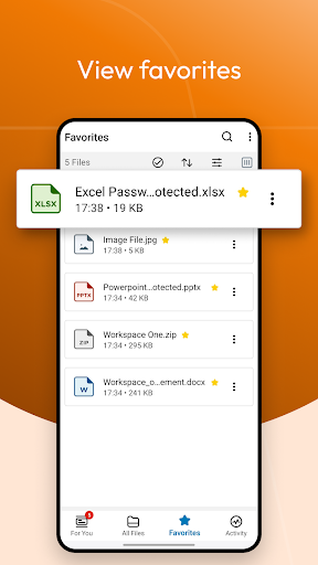 Screenshot of Content - Workspace ONE