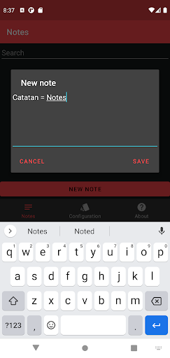 Notepad App Screen 2