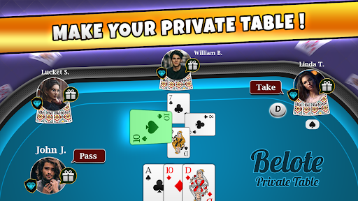 Belote Multiplayer Card Game  screenshots 2