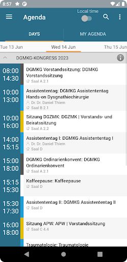 Android application DGMKG meets DGZMK screenshort