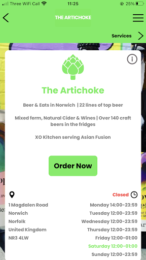 Android application The Artichoke screenshort