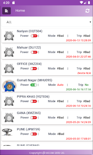 MCOM SCADA Screen 2