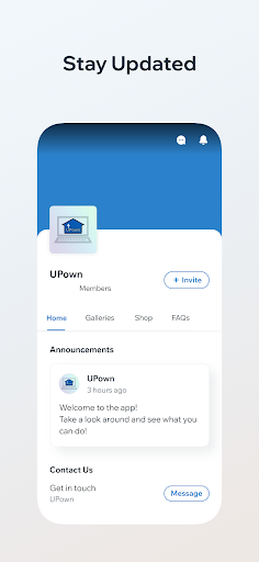 Android application Upown screenshort