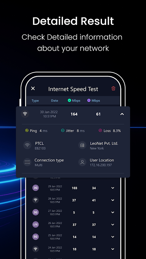 Internet Speed Test-4G 5G Wifiのおすすめ画像5