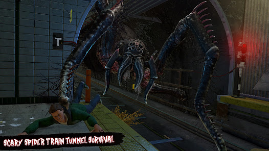 Spider Train Survival Horror 1.0.3 APK + Mod (Unlimited money) untuk android