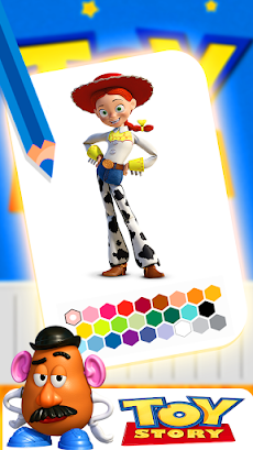 Toy Story coloring cartoon fanのおすすめ画像2