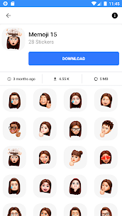 Memoji Emojis Stickers For WhatsApp WAStickerApps 3