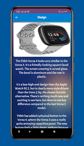 Fitbit Versa Guide Screen 3