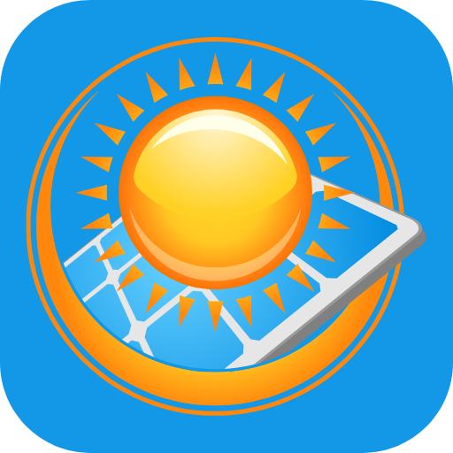 Portable solar panel logo