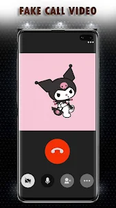 Kuromi Fake Video Call & Chat