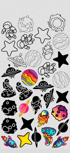 Android application Merge Sticker Playbook 2D screenshort