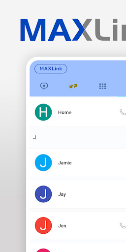 Android application MAXLink ROAM screenshort