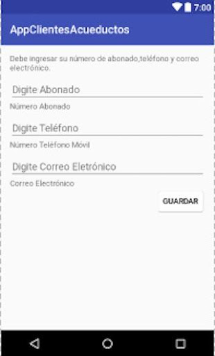 appAcueductos Screen 2