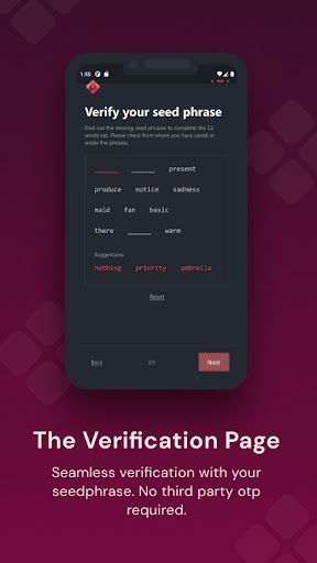 Phaeton Wallet Screen 2