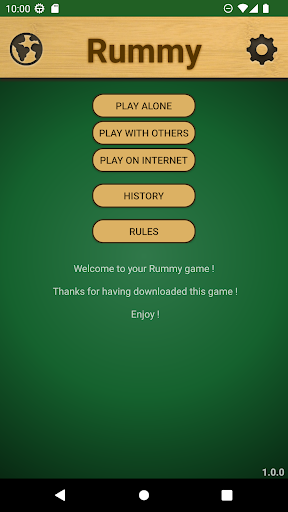 Android application Rummy screenshort