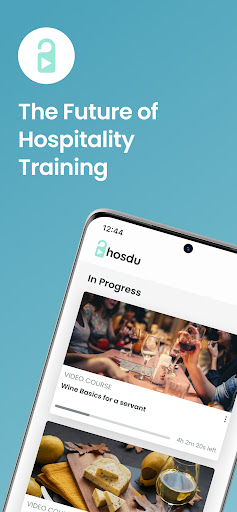 Android application Hosdu - Hospitality Training screenshort