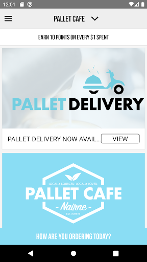 Pallet Cafe Screen 2
