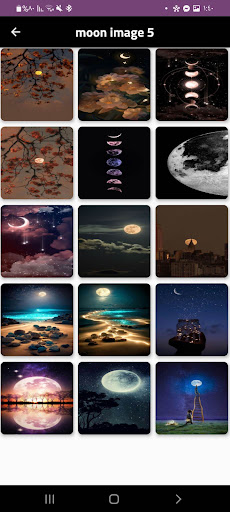 Android application moon image _ moon wallpaper screenshort