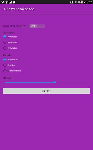 Auto White Noise Baby Soother