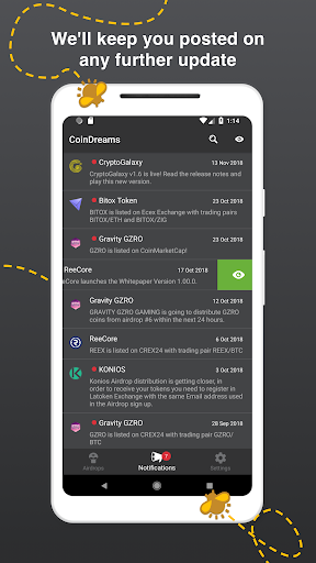 CoinDreams - Airdrops bountie