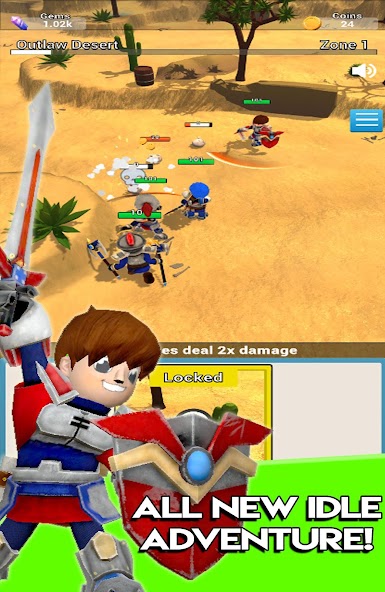 Auto Play Heroes - Idle RPG 0.49.2 APK + Mod (Unlimited money) para Android