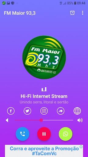 Android application FM Maior de Baturité 93,3 screenshort