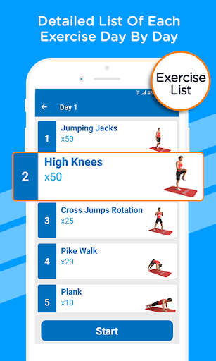 Workout in 30 days: Six pack Screen 2