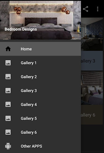 Android application Bedroom Decorating screenshort