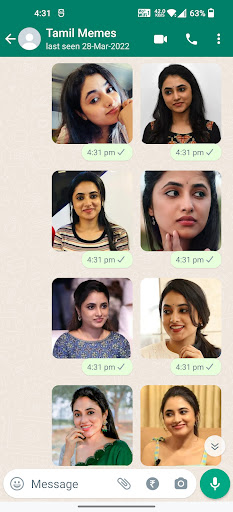 Priyanka Mohan Stickers Screen 3