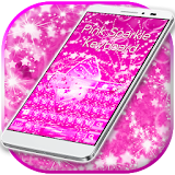 Pink Sparkles Keyboard icon