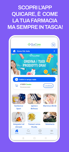 Android application QuiCare screenshort