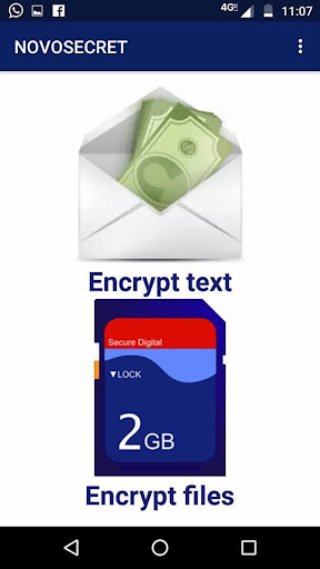 NOVOSECRET Screen 2