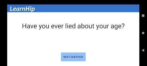 Random Conversation Questions Screen 3
