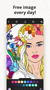 Coloring pages: Mandala for me Screenshot