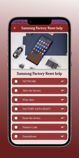 Samsung Factory Reset help Screen 2