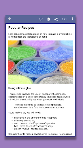 How to make slime Screen 3
