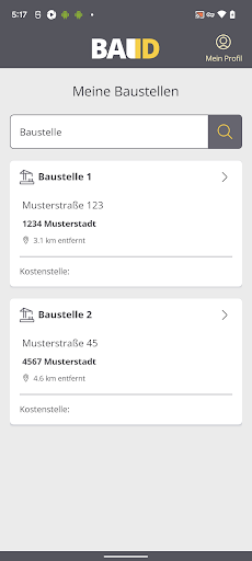 BauID Scan Screen 2